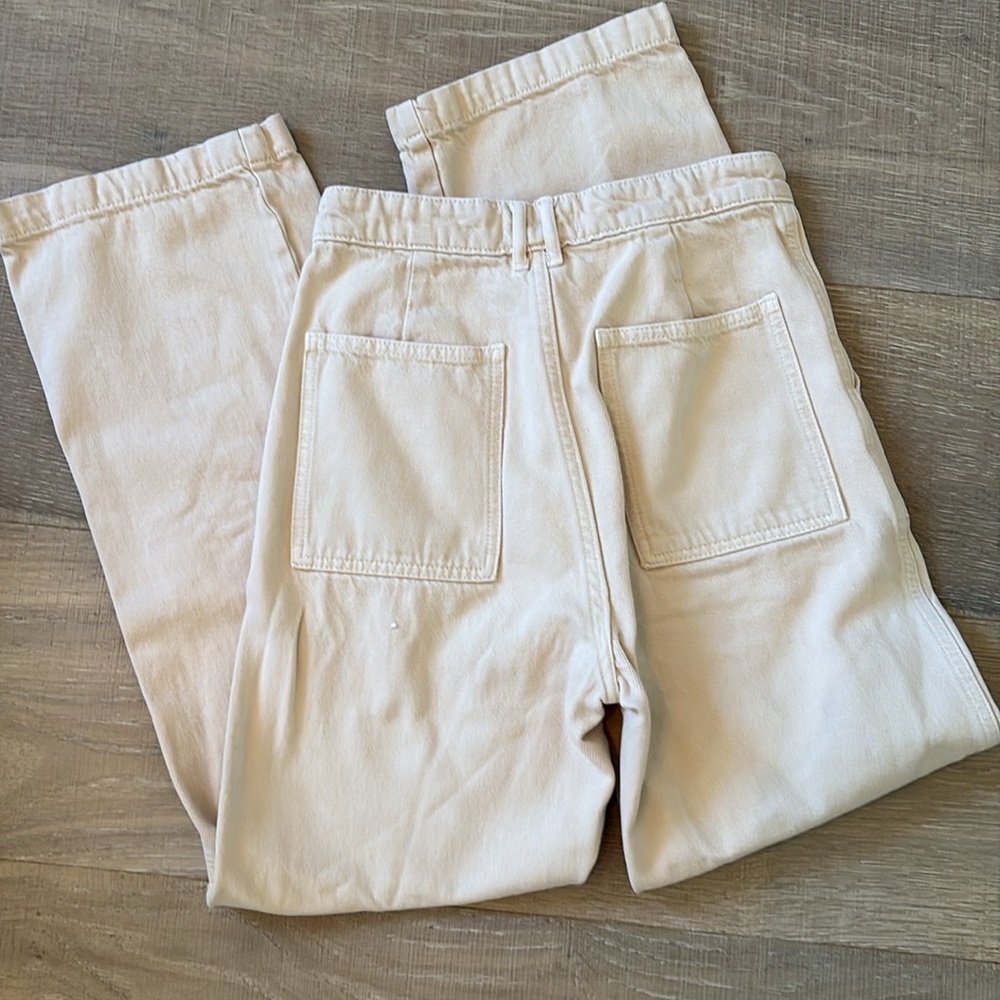 Zara Cream Color Pants - Picture 3 of 3